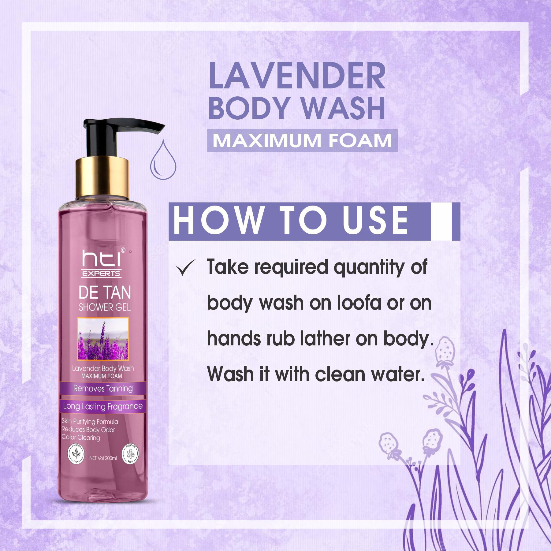 Bodywash Lavender 4
