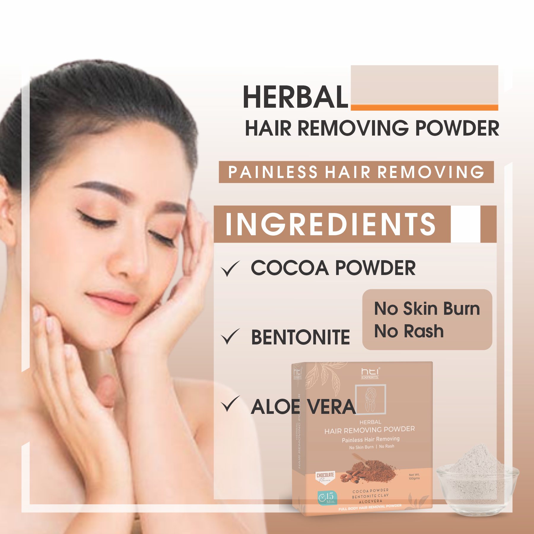 Hair Removing Powder Chocolate 2