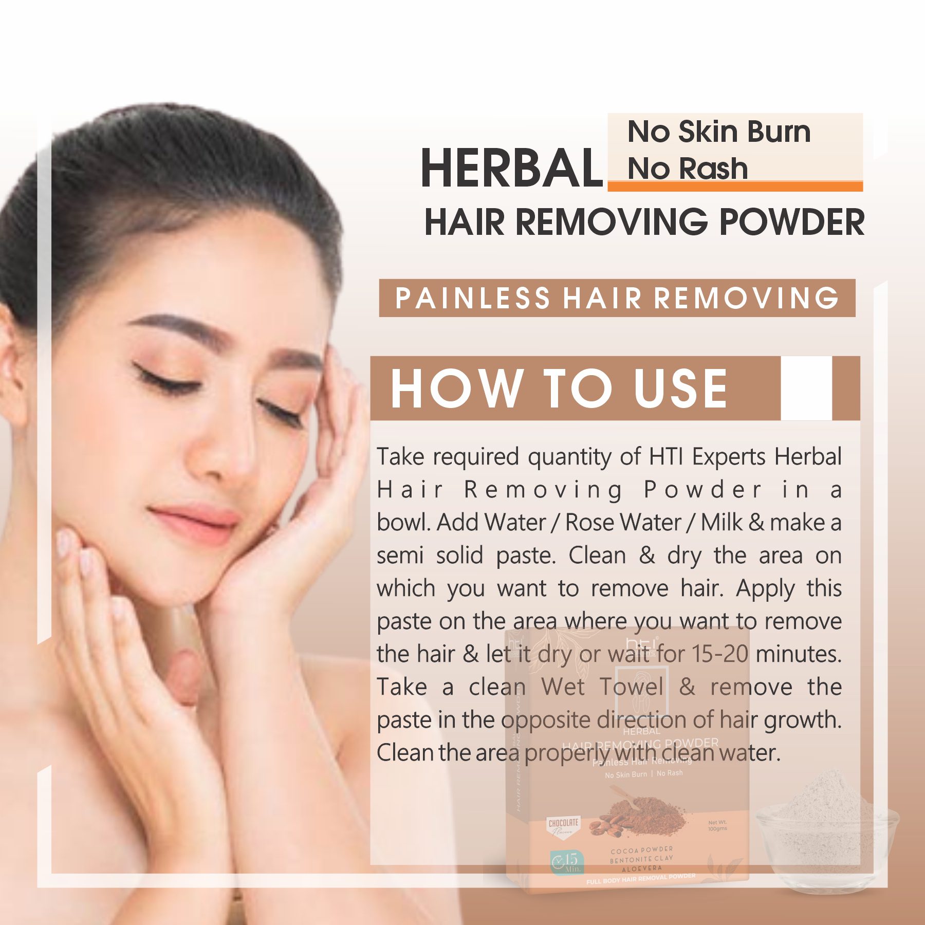 Hair Removing Powder Chocolate 3