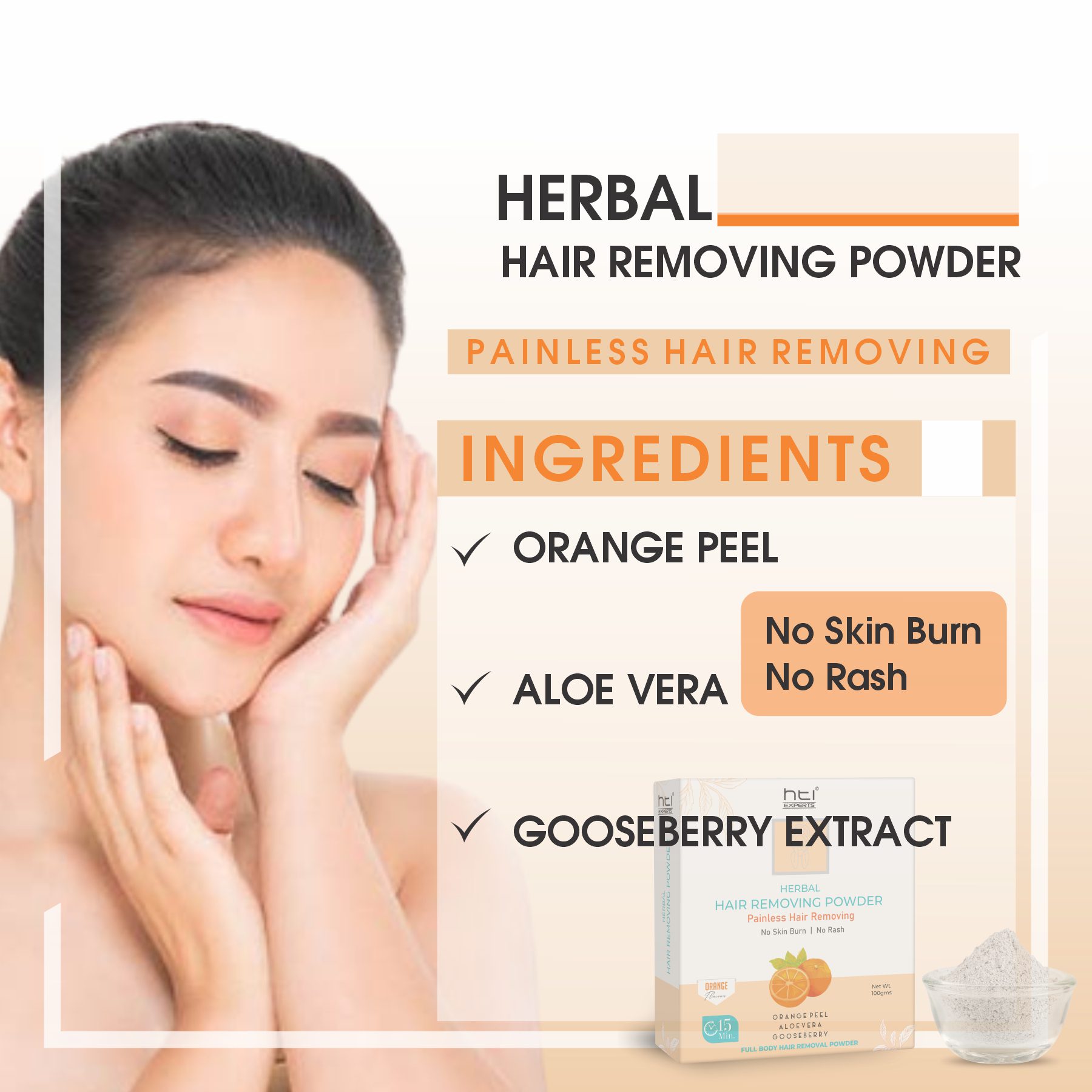 Hair Removing Powder Orange 2