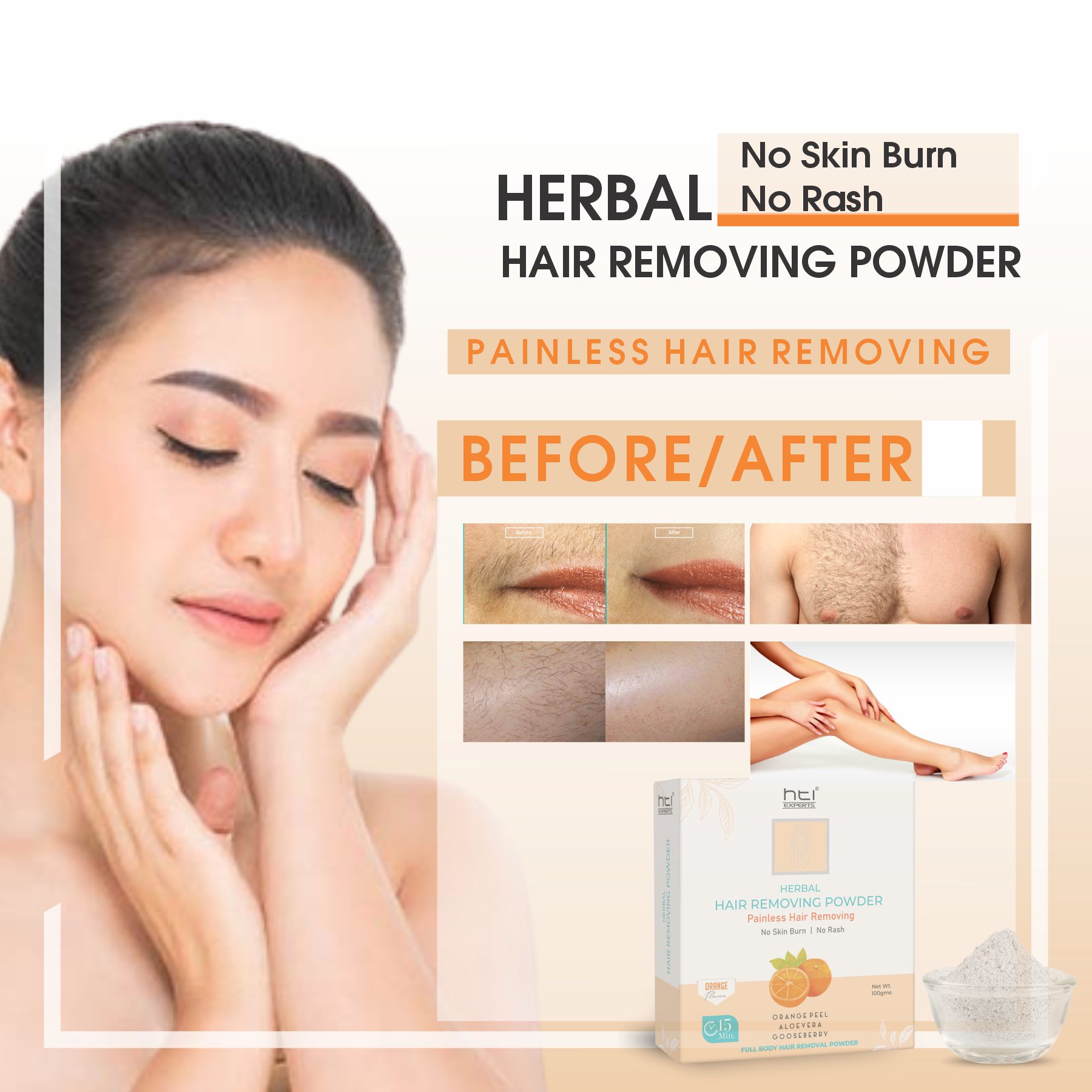 Hair Removing Powder Orange 4
