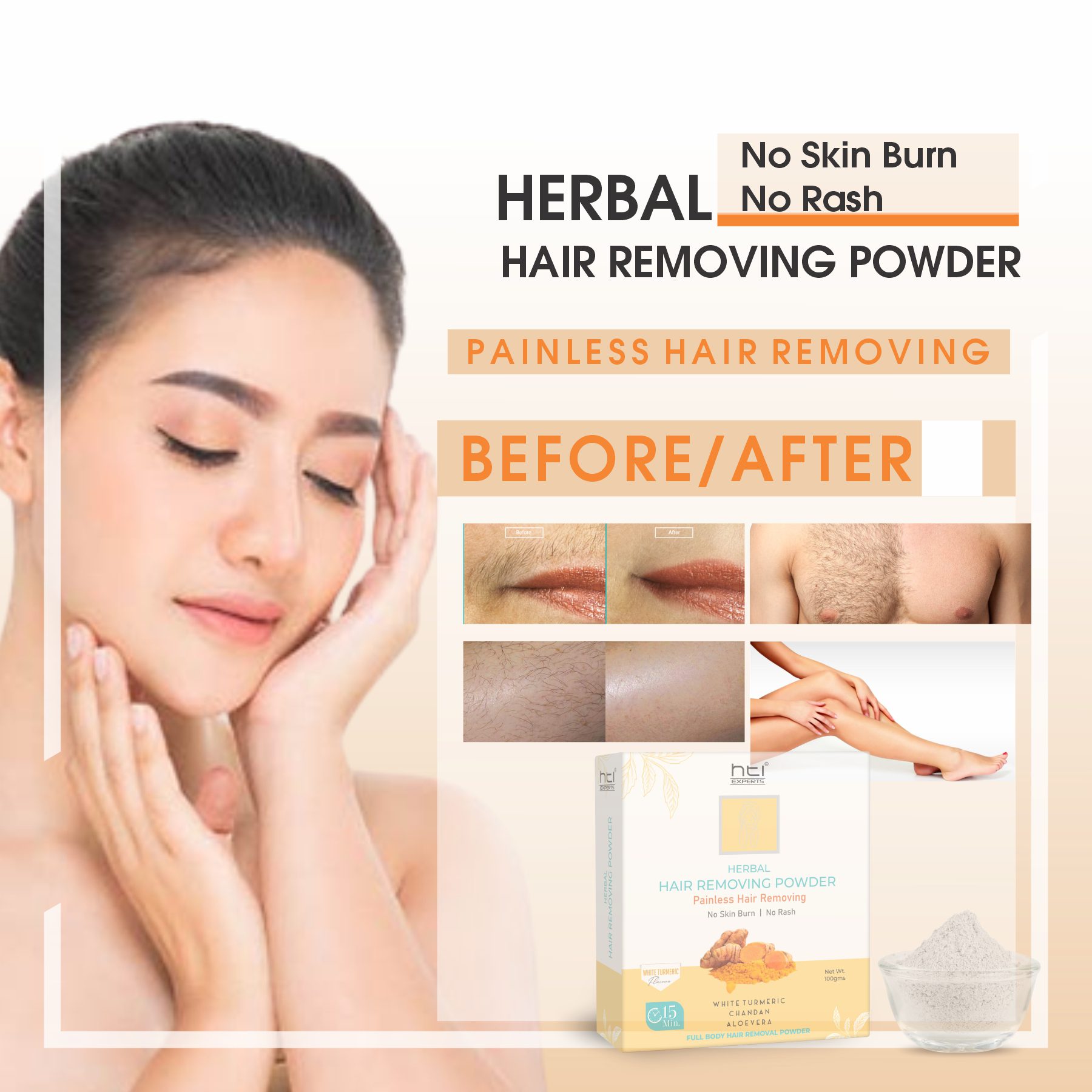 Hair Removing Powder Turmeric 4